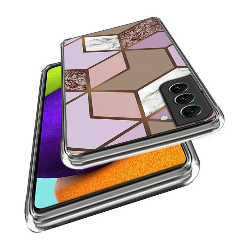 Cover Samsung Galaxy S24 5g Abstrakt Geometrisk Marmormønster