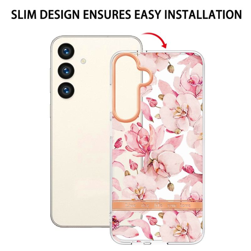 Cover Samsung Galaxy S24 5g Blomsterserie