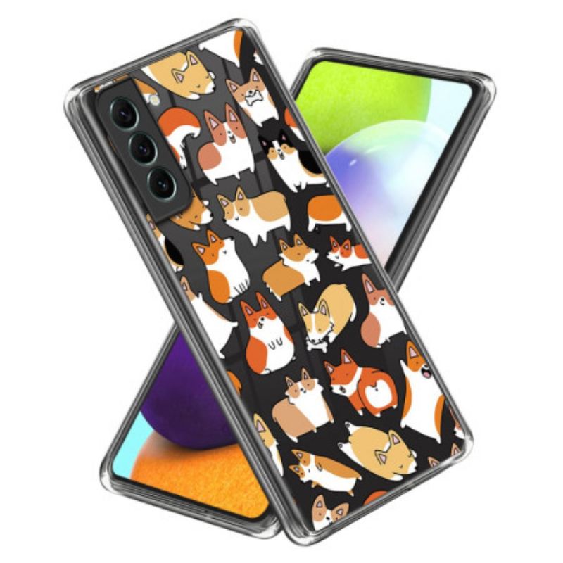 Cover Samsung Galaxy S24 5g Gennemsigtige Hunde