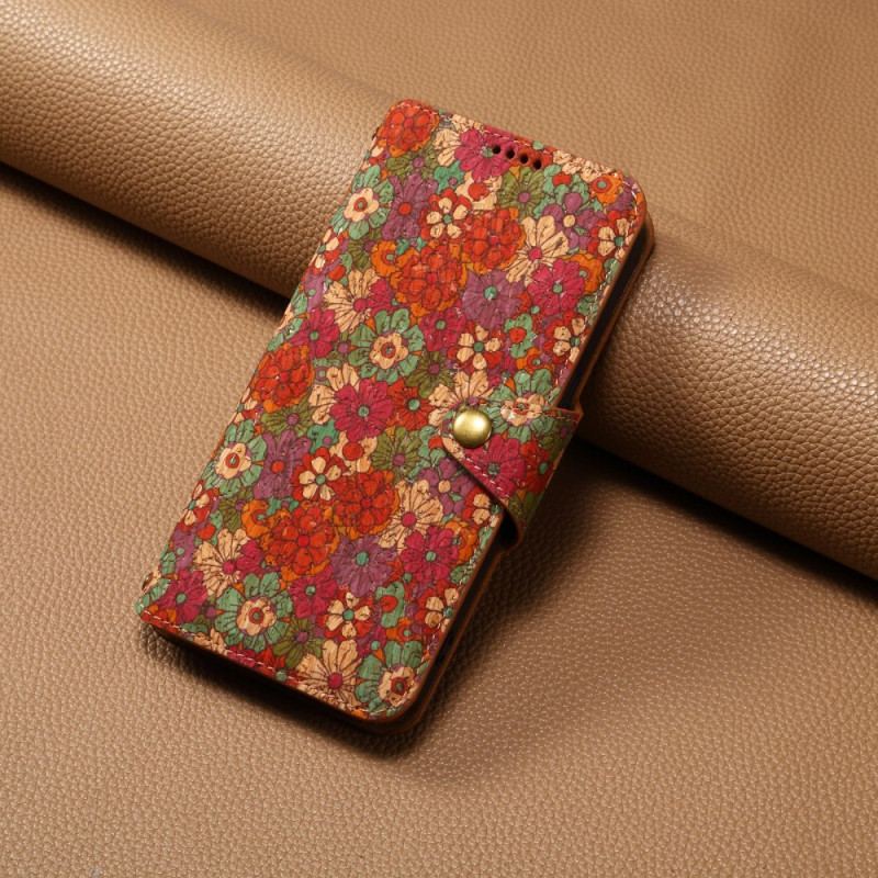 Flip Cover Samsung Galaxy S24 5g Blomstertryk