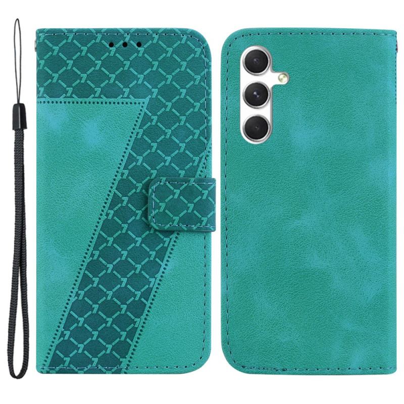 Flip Cover Samsung Galaxy S24 5g Design 7 Med Rem