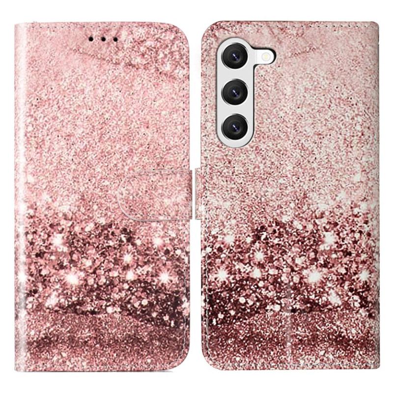 Flip Cover Samsung Galaxy S24 5g Guld-rose Marmor