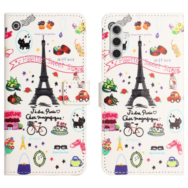 Flip Cover Samsung Galaxy S24 5g Jeg Elsker Paris