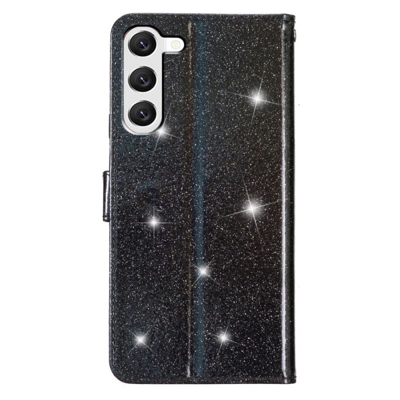 Flip Cover Samsung Galaxy S24 5g Med Glitter