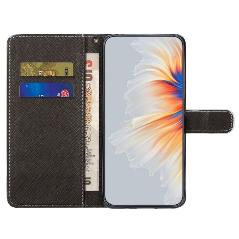 Flip Cover Samsung Galaxy S24 5g Strap-on Guldsmede