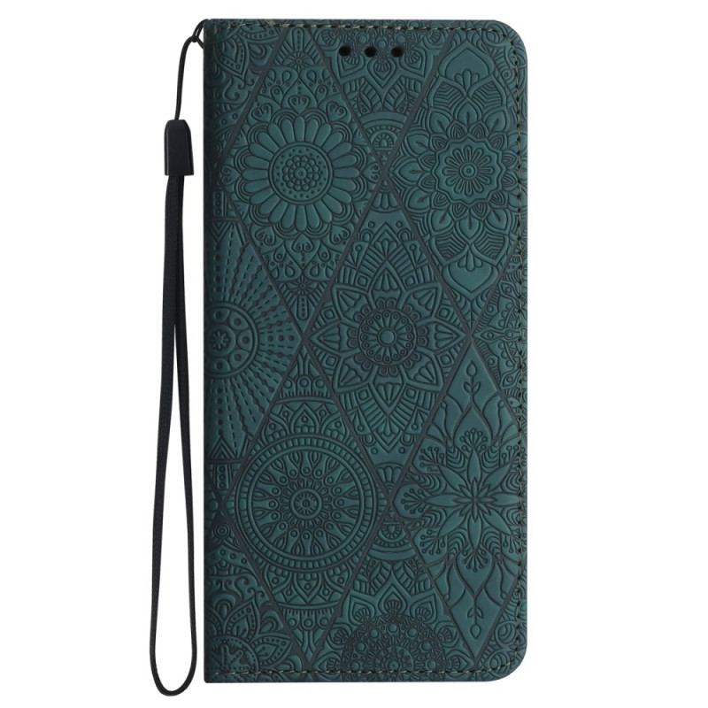 Flip Cover Samsung Galaxy S24 5g Strop Tapestry Style