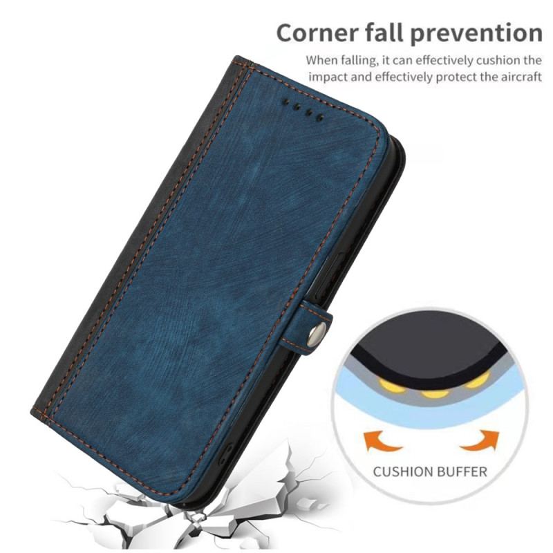 Flip Cover Samsung Galaxy S24 5g Tofarvet Remstil