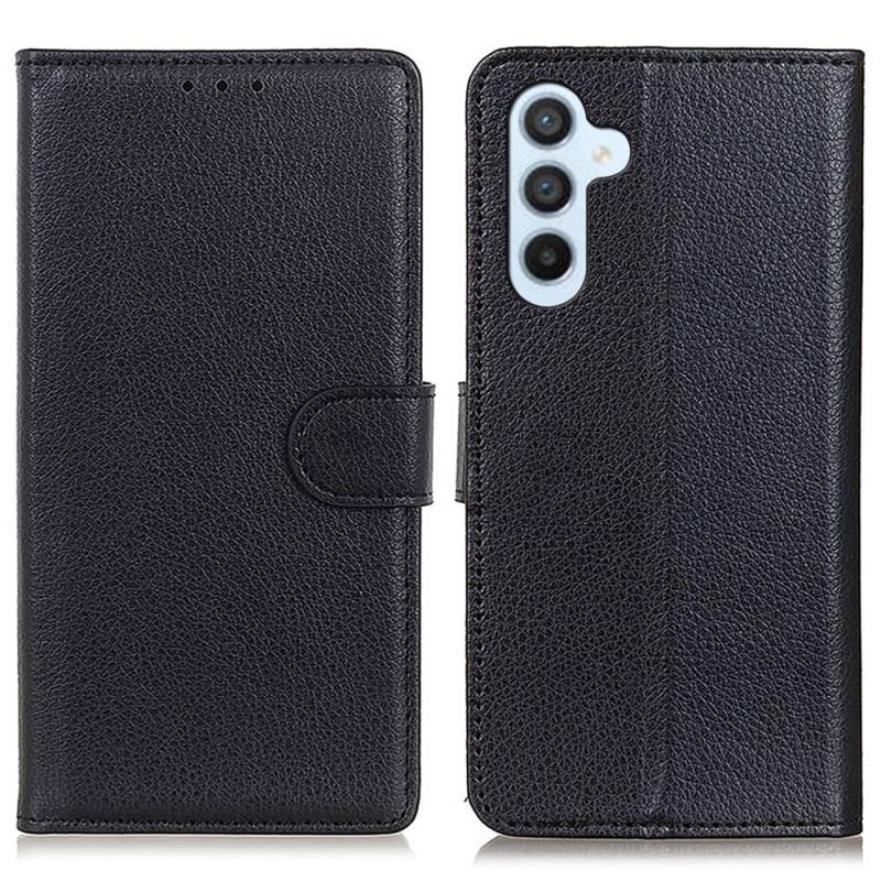 Flip Cover Samsung Galaxy S24 5g Traditionelt Kunstlæder