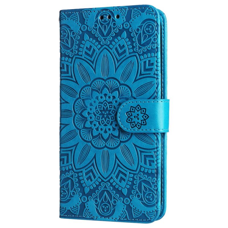 Flip Cover Til Samsung Galaxy S24 5g Flamboyant Mandala Med Rem