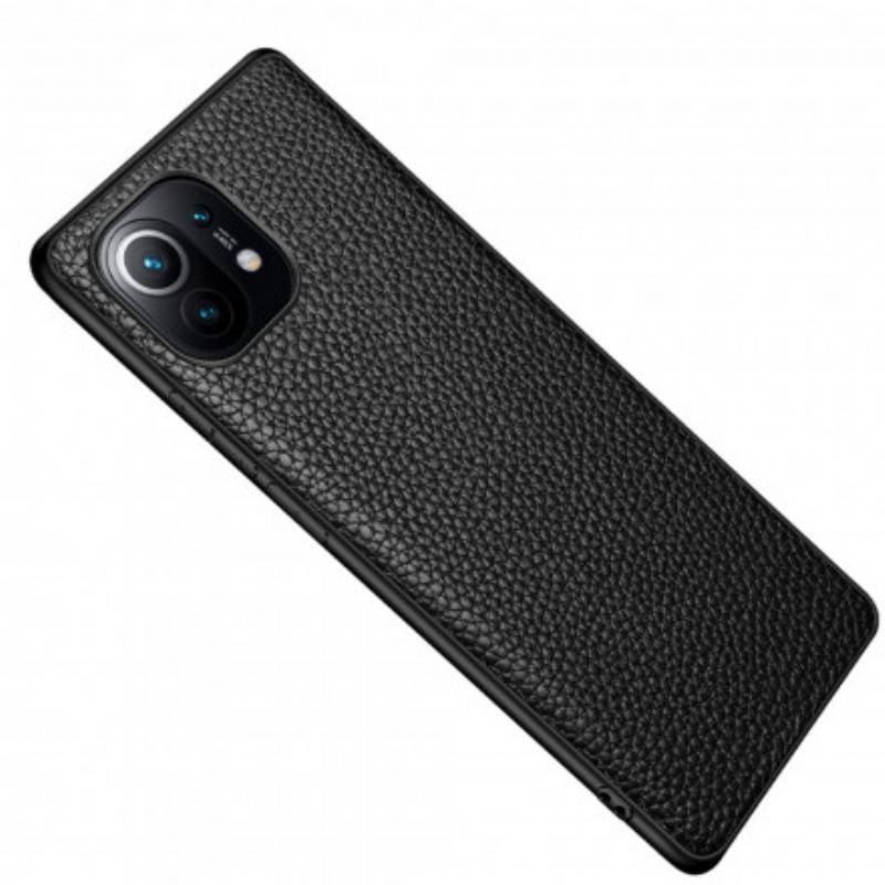 Cover Xiaomi Mi 11 (5G) Ægte Litchi Læder