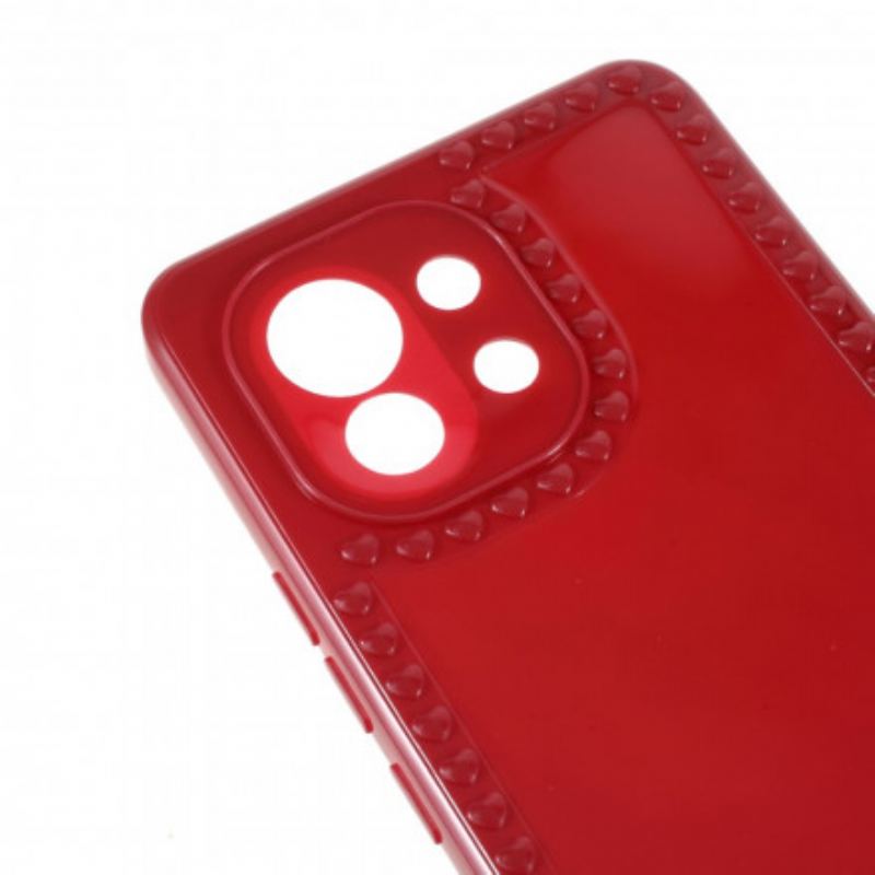 Cover Xiaomi Mi 11 (5G) Fleksible Silikonehjerter