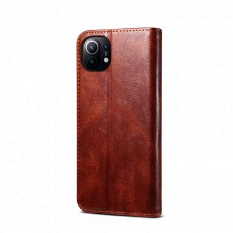 Cover Xiaomi Mi 11 (5G) Flip Cover Voksbehandlet Kunstlæder