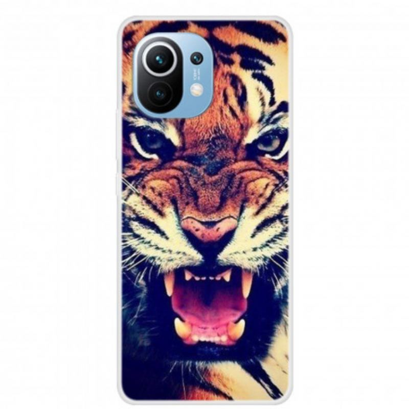 Cover Xiaomi Mi 11 (5G) Front Tiger