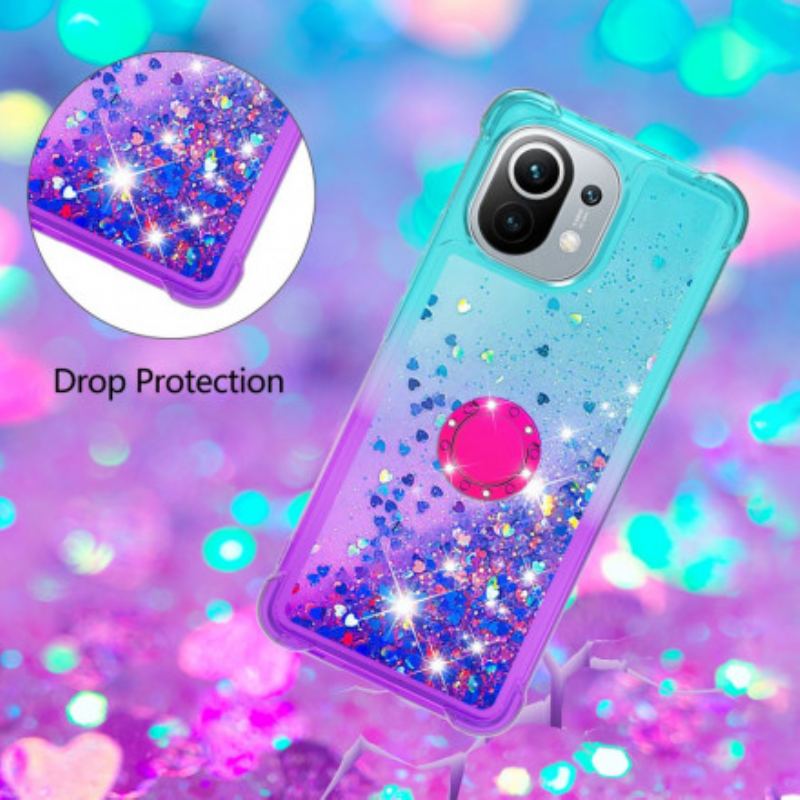 Cover Xiaomi Mi 11 (5G) Glitter Ring-bracket