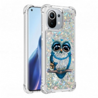 Cover Xiaomi Mi 11 (5G) Miss Owl Pailletter
