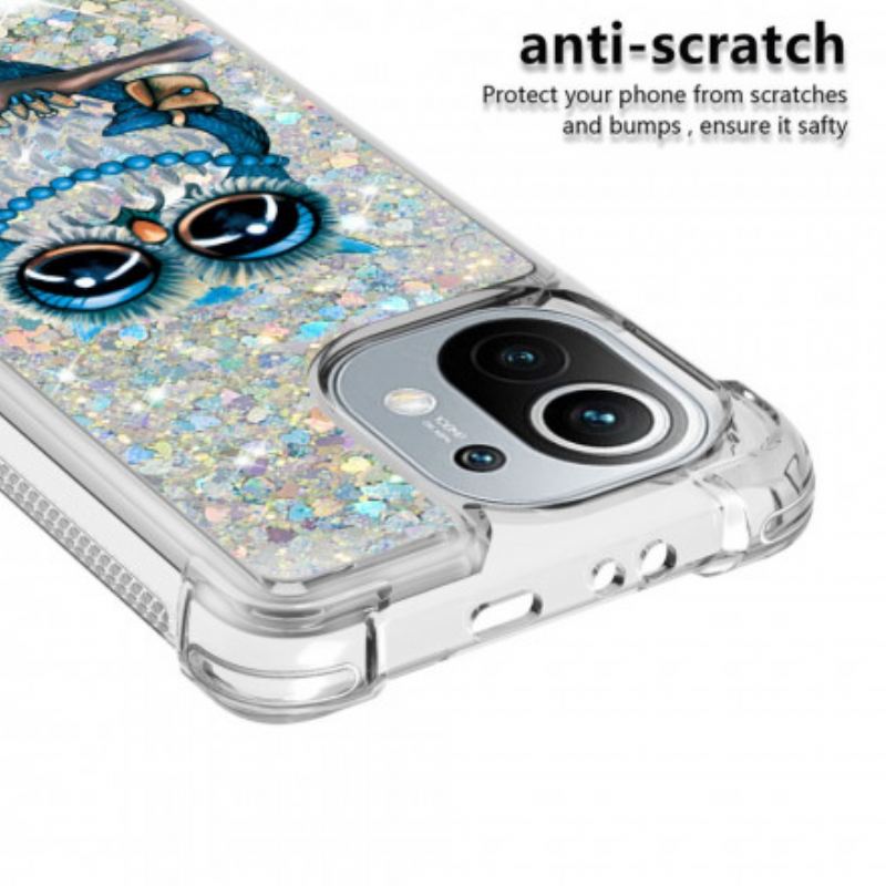 Cover Xiaomi Mi 11 (5G) Miss Owl Pailletter