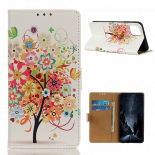 Flip Cover Xiaomi Mi 11 (5G) Blomstrende Træ