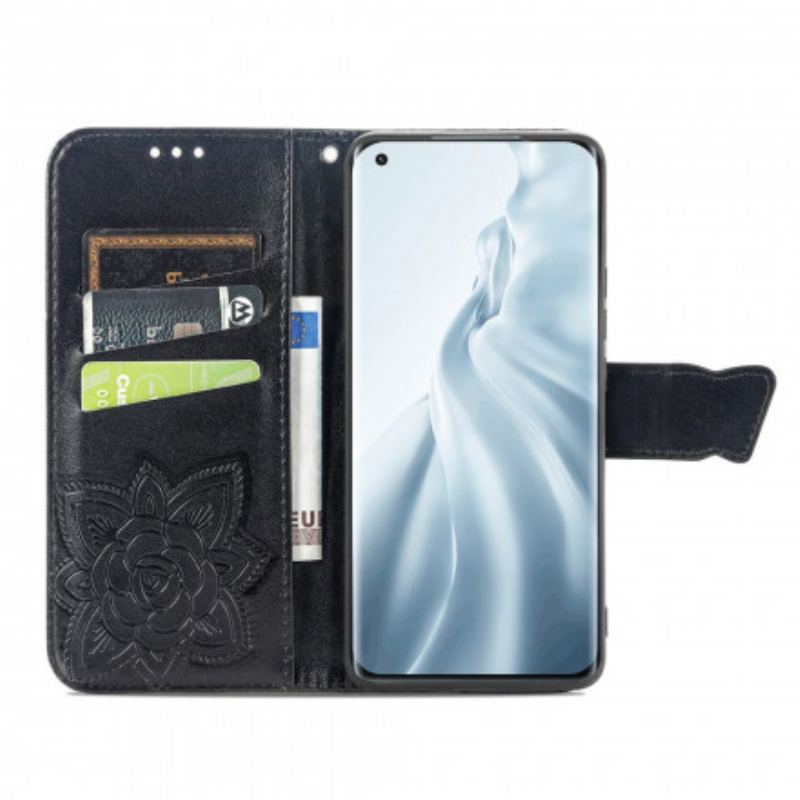 Flip Cover Xiaomi Mi 11 (5G) Halve Sommerfugle