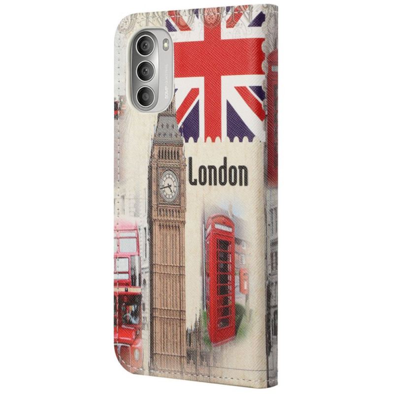 Flip Cover Moto G51 5G London Liv