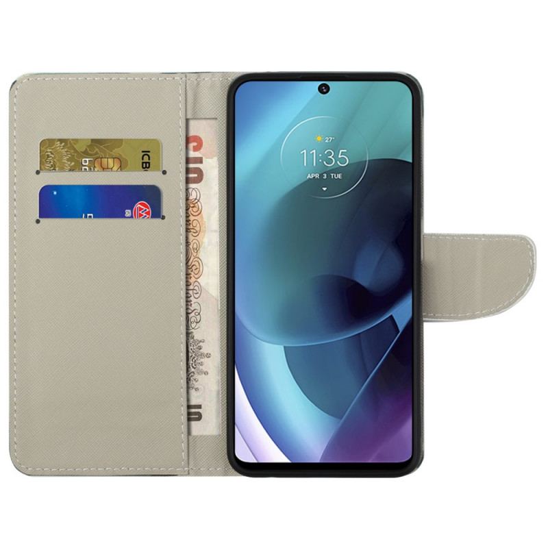 Flip Cover Moto G51 5G London Liv