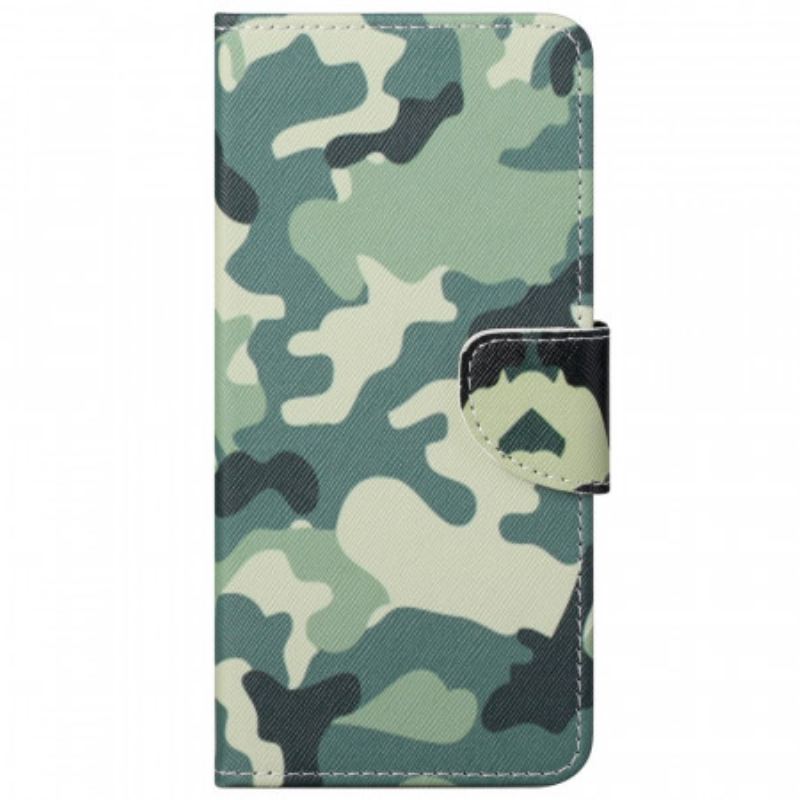 Flip Cover Moto G51 5G Militær Camouflage