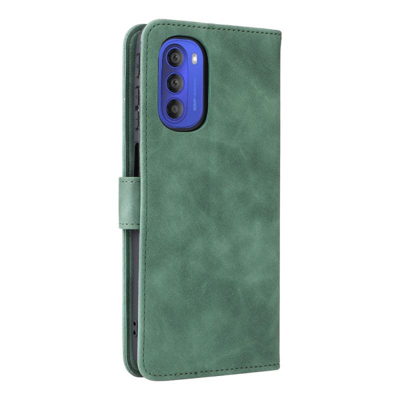 Flip Cover Moto G51 5G Vintage Skin-touch