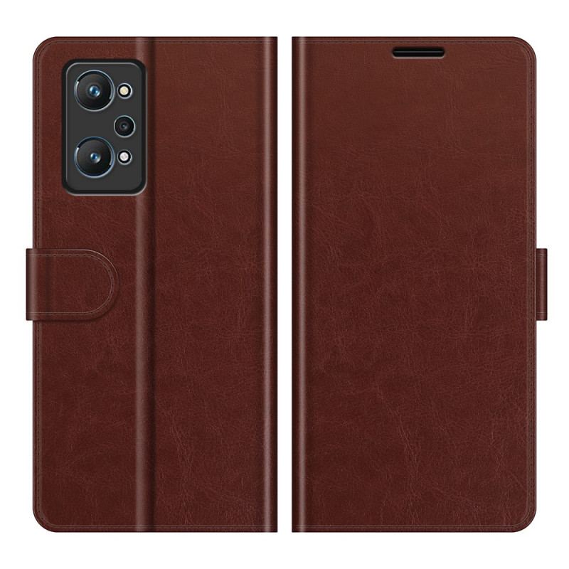 Flip Cover Realme GT Neo 3T / Neo 2 Designer Lædereffekt