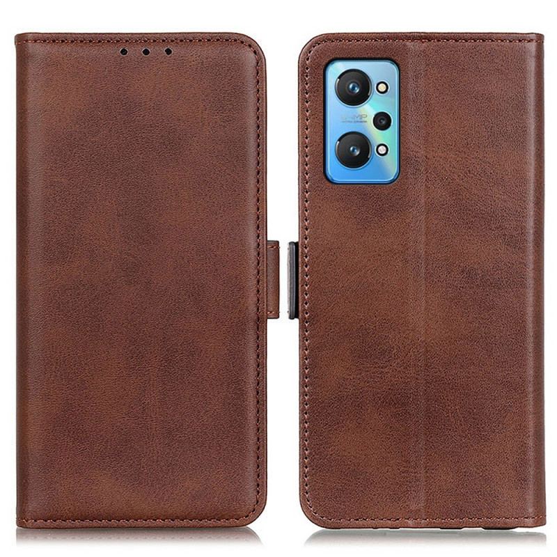 Flip Cover Realme GT Neo 3T / Neo 2 Læder Cover Dobbelt Klap