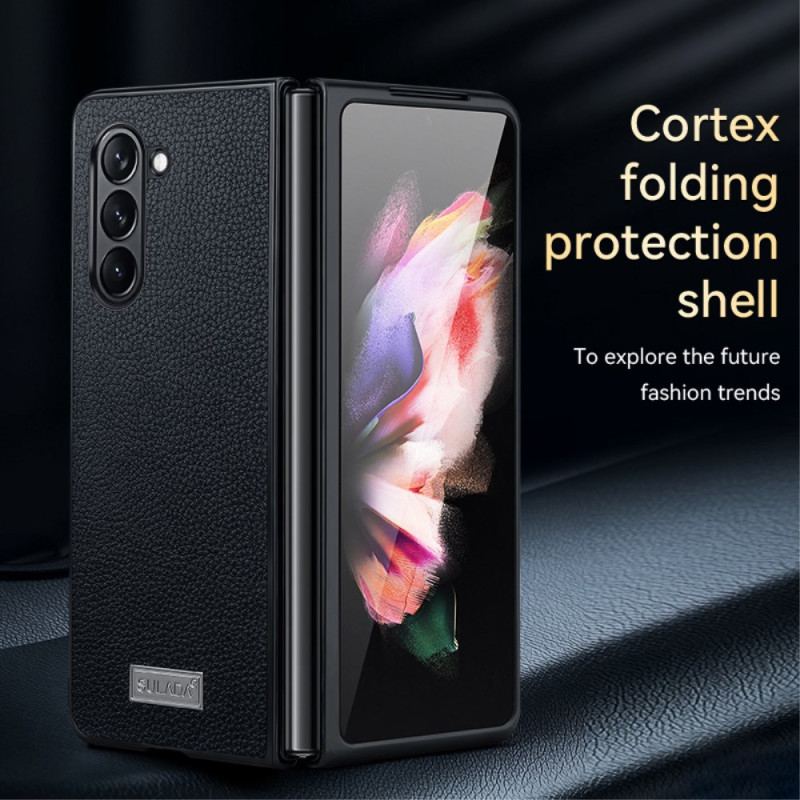 Cover Samsung Galaxy Z Fold 6 Kunstlæder Litchi Sulada