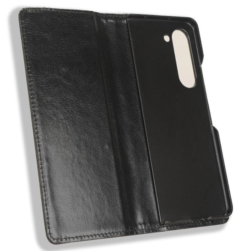 Flip Cover Samsung Galaxy Z Fold 6 Vintage Frise