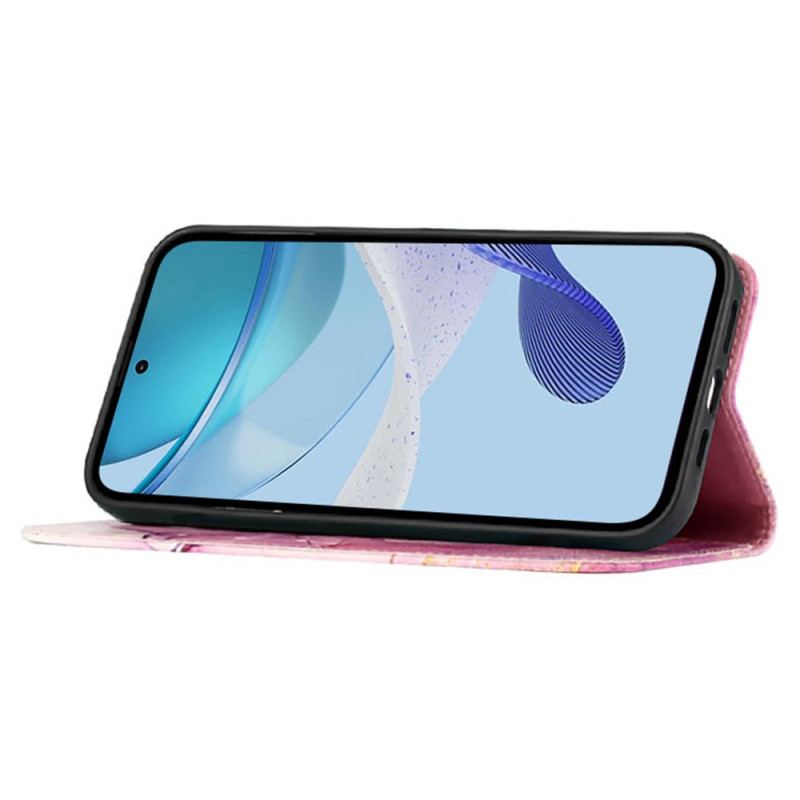 Flip Cover Til Samsung Galaxy Z Fold 6 Marmor Skulderrem