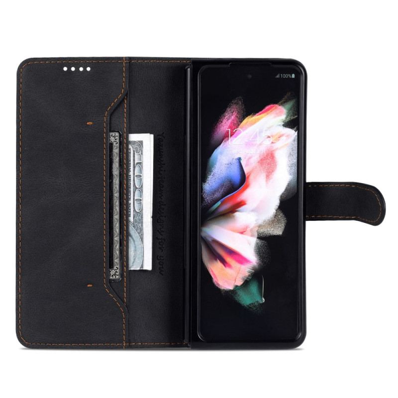 Læder Cover Samsung Galaxy Z Fold 6 Azns Ruskindseffekt