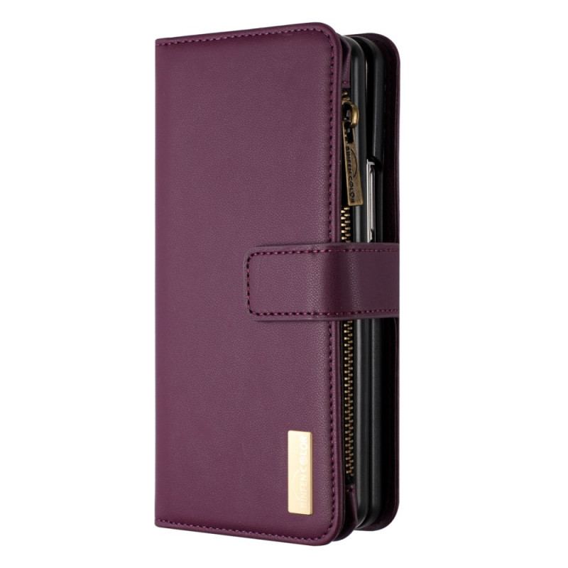 Læder Cover Samsung Galaxy Z Fold 6 Telefon Etui Binfen Pung