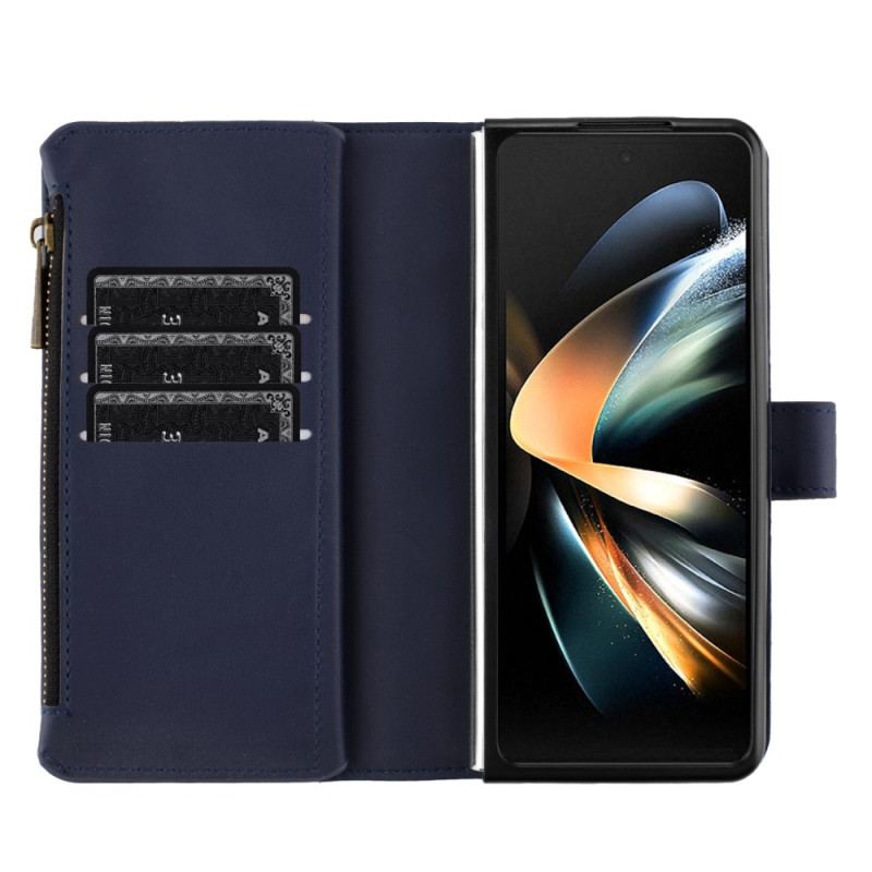 Læder Cover Samsung Galaxy Z Fold 6 Telefon Etui Binfen Pung