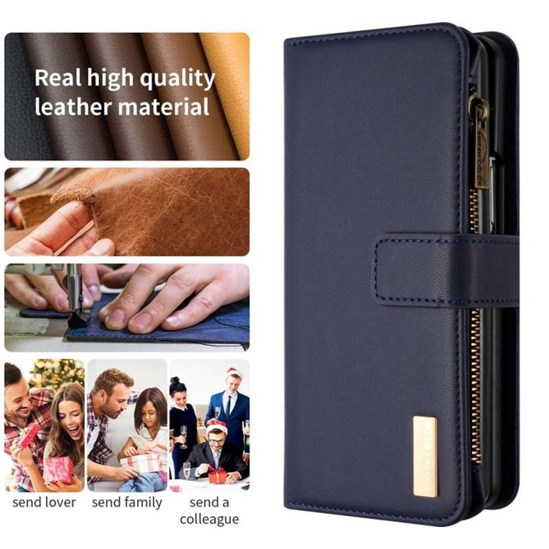 Læder Cover Samsung Galaxy Z Fold 6 Telefon Etui Binfen Pung