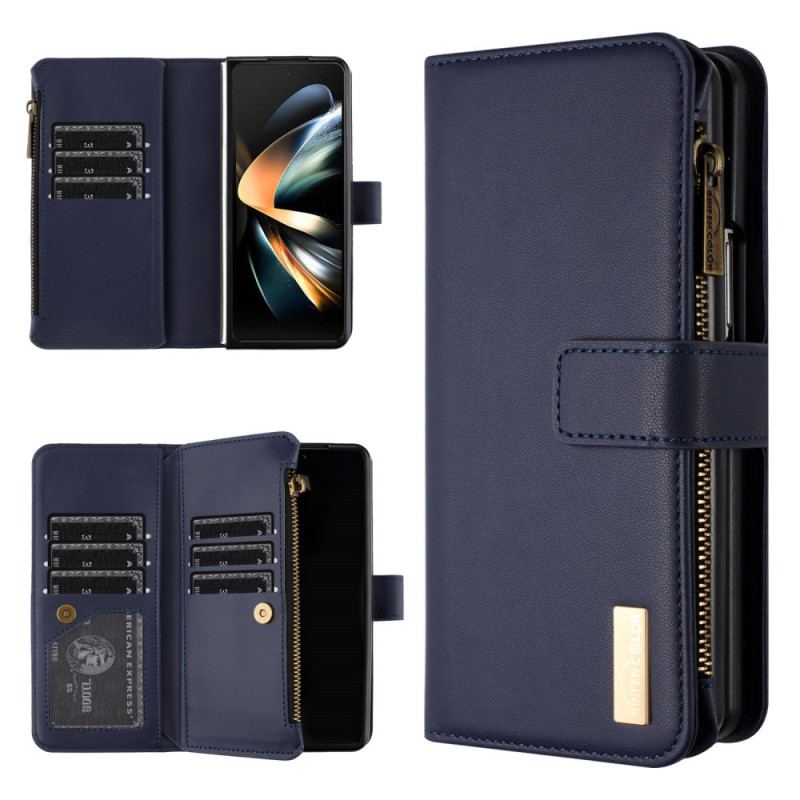 Læder Cover Samsung Galaxy Z Fold 6 Telefon Etui Binfen Pung