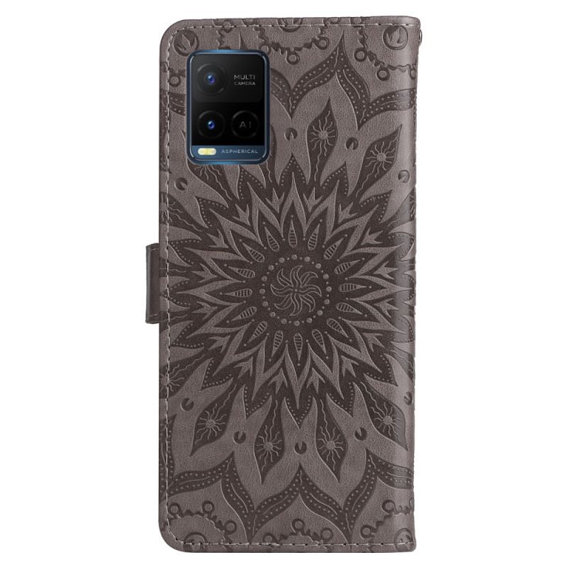 Flip Cover Vivo Y21 Med Snor Thong Sun