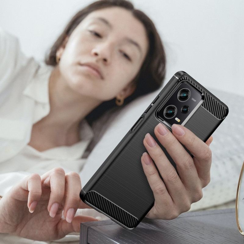 Cover Xiaomi Redmi Note 12 Pro Børstet Kulfiber