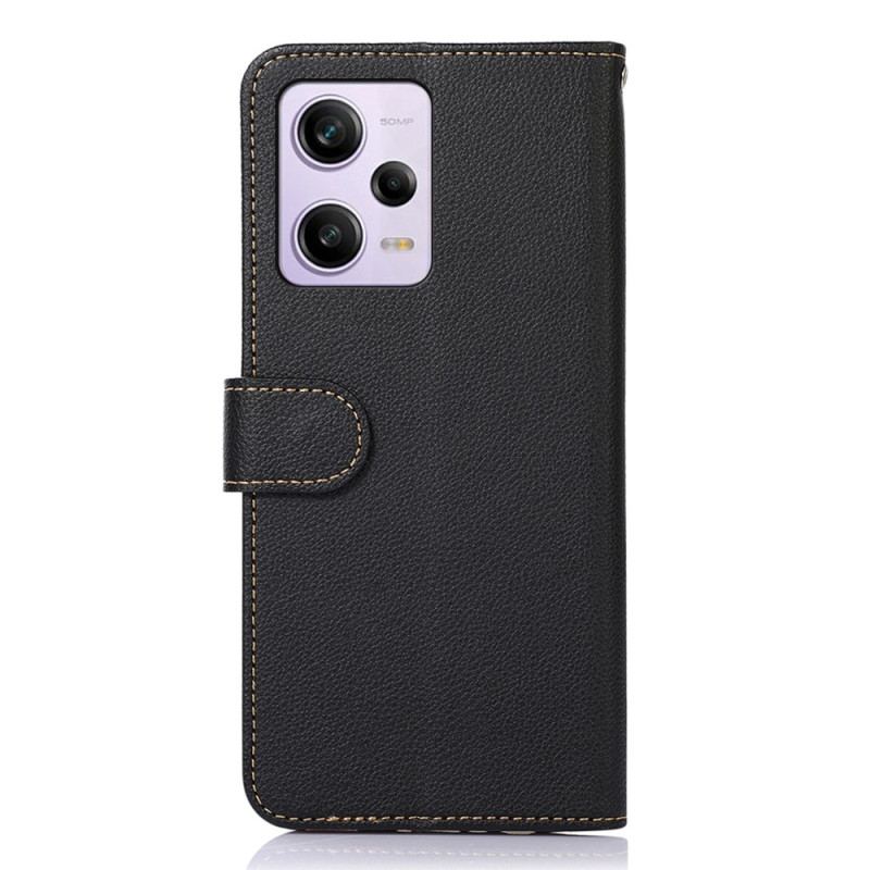 Flip Cover Xiaomi Redmi Note 12 Pro Lychee Style Rfid Khazneh