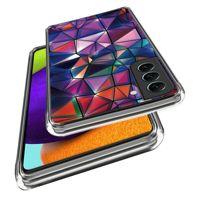 Cover Samsung Galaxy S23 5G Fleksibel Geometri