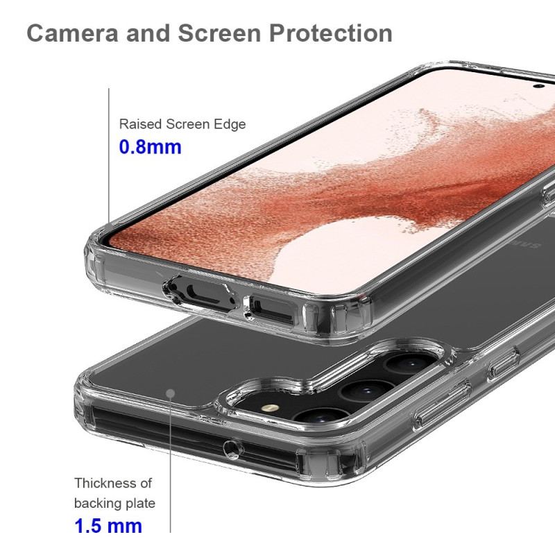 Cover Samsung Galaxy S23 5G Gennemsigtig Anti-gulning
