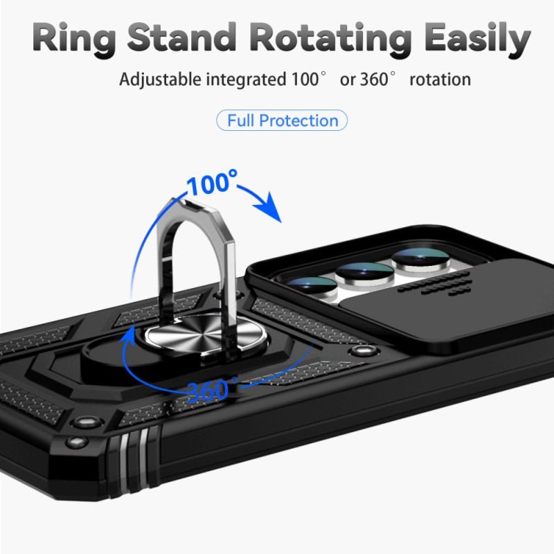 Cover Samsung Galaxy S23 5G Kameradæksel Og Stativ