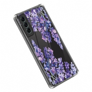 Cover Samsung Galaxy S23 5G Sømløse Lilla Blomster