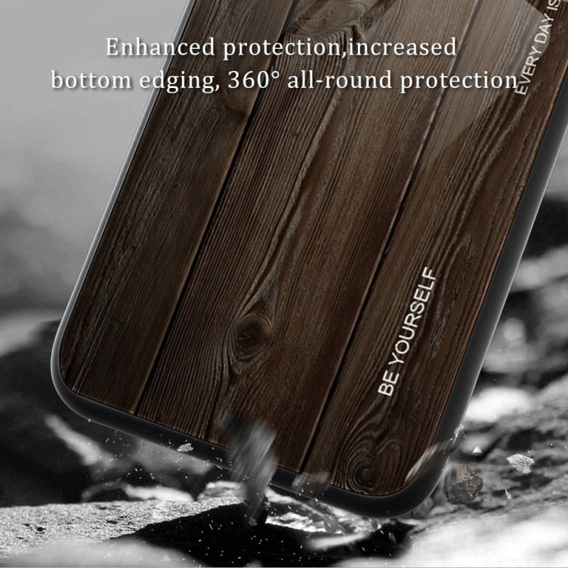 Cover Samsung Galaxy S23 5G Trædesign Hærdet Glas