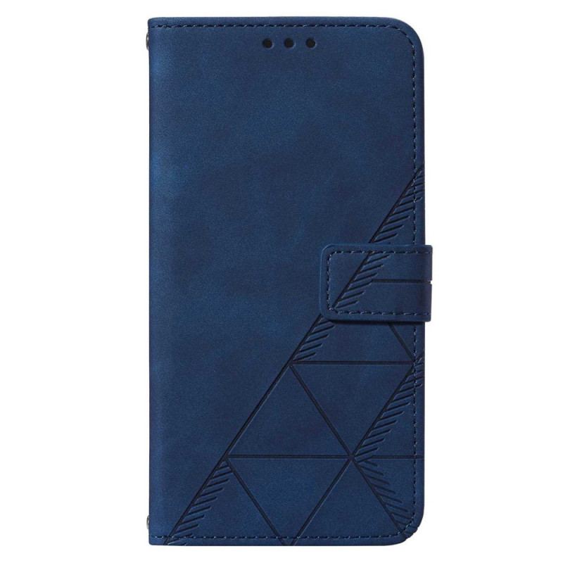 Flip Cover Samsung Galaxy S23 5G Med Snor Rem Trekanter