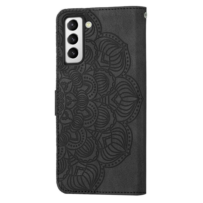 Flip Cover Samsung Galaxy S23 5G Med Snor Strappy Mandala