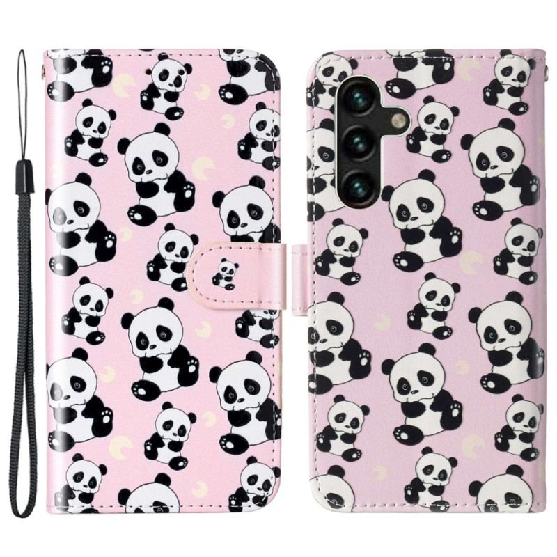 Flip Cover Samsung Galaxy S23 5G Med Snor Strappy Pandaer