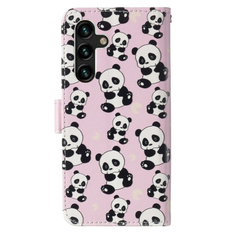 Flip Cover Samsung Galaxy S23 5G Med Snor Strappy Pandaer