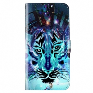 Flip Cover Samsung Galaxy S23 5G Tigeren Med Snor