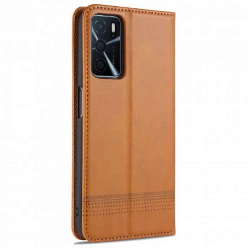 Cover Oppo A16 / A16s Flip Cover Azns Læderstyling